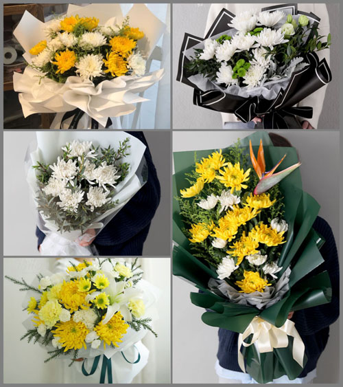 河南许昌市鄢陵县望田镇白事花束代送